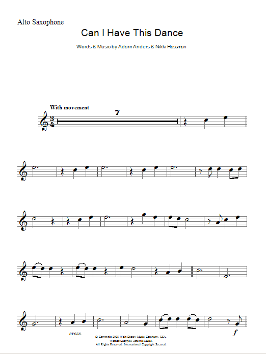 Learn to play High School Musical 3 Can I Have This Dance sheet music for Lead Sheet / Fake Book in minutes. Price: 5.9900$ High School Musical 3 Can I Have This Dance sheet music notes and chords arranged for Lead Sheet / Fake Book