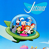 Download or print Hoyt Curtin Jetsons Main Theme Sheet Music Printable PDF 2-page score for Children / arranged Big Note Piano SKU: 431249