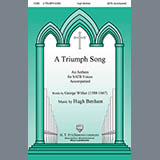 Download or print Hugh Benham A Triumph Song Sheet Music Printable PDF 7-page score for Sacred / arranged SATB Choir SKU: 430957