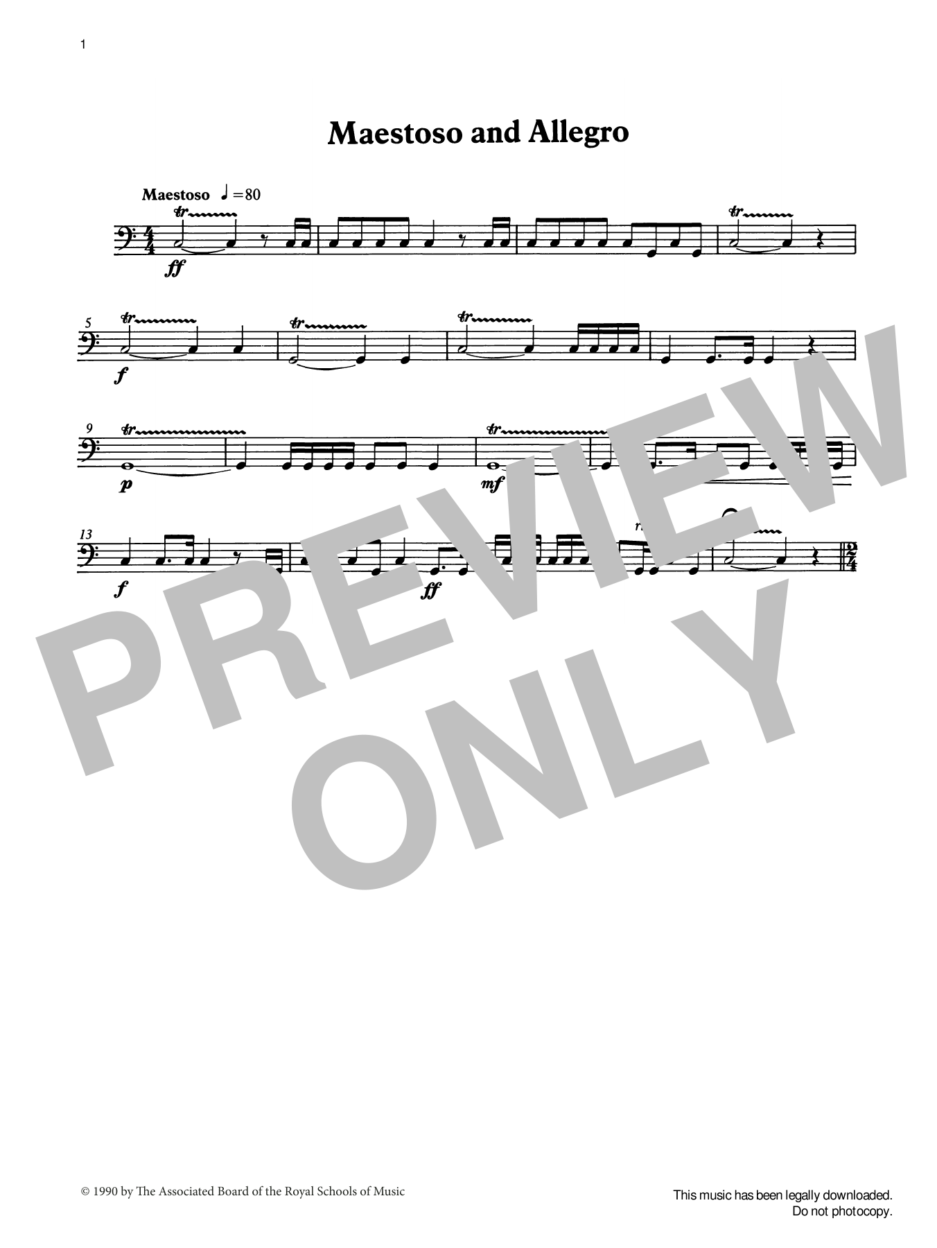 Learn to play Ian Wright Maestoso and Allegro from Graded Music for Timpani, Book II sheet music for Percussion Solo in minutes. Price: 4.4900$ Ian Wright Maestoso and Allegro from Graded Music for Timpani, Book II sheet music notes and chords arranged for Percussion Solo