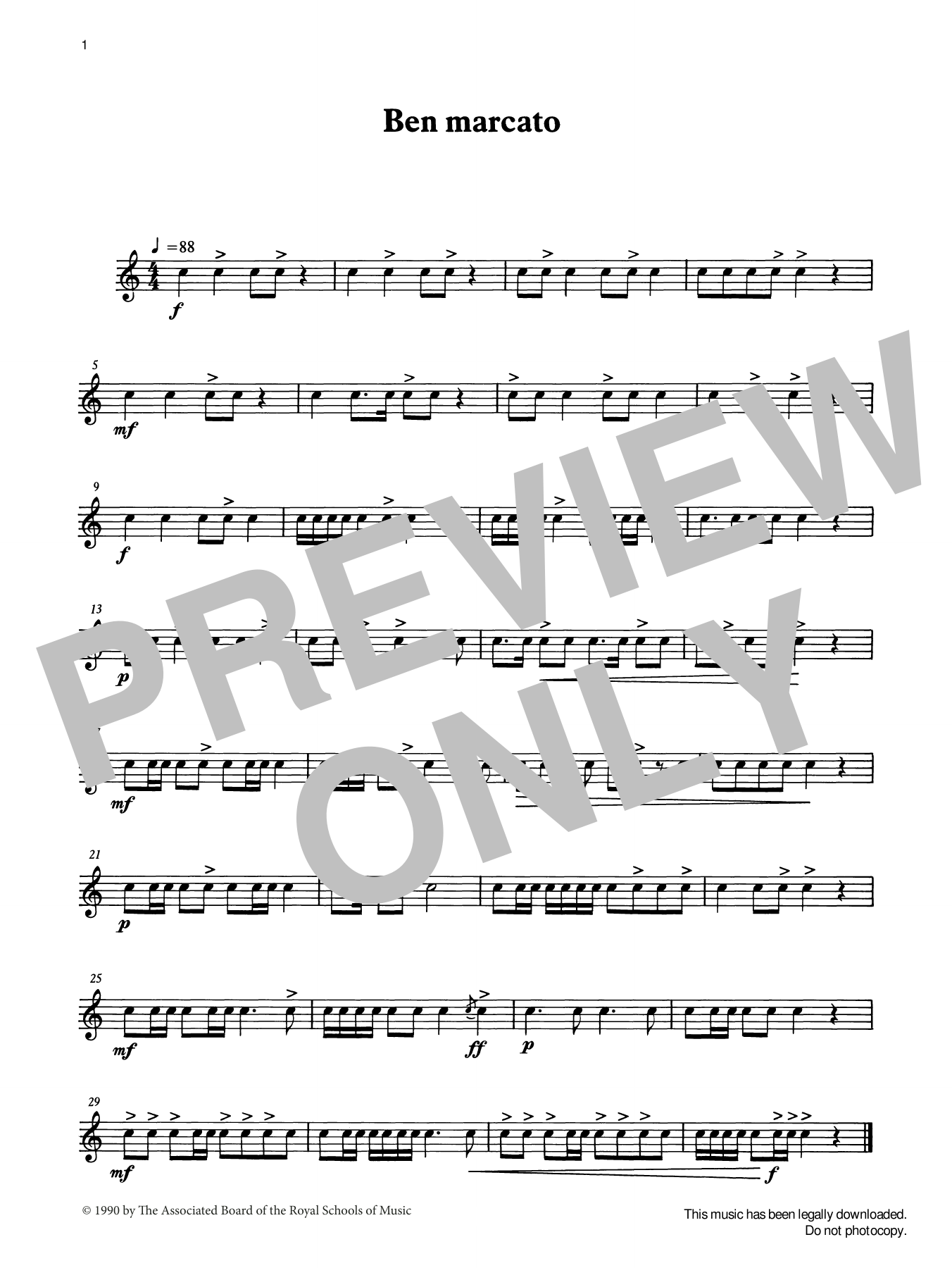 Learn to play Ian Wright and Kevin Hathaway Ben marcato from Graded Music for Snare Drum, Book I sheet music for Percussion Solo in minutes. Price: 4.4900$ Ian Wright and Kevin Hathaway Ben marcato from Graded Music for Snare Drum, Book I sheet music notes and chords arranged for Percussion Solo