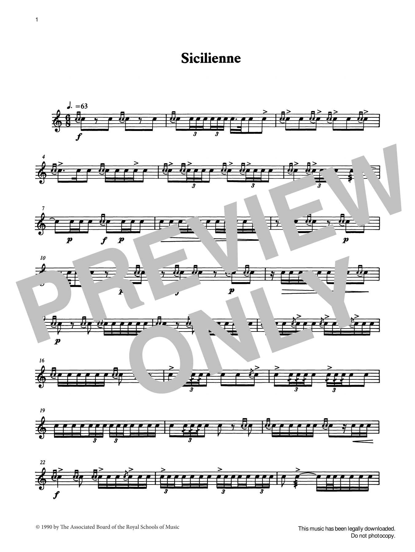 Learn to play Ian Wright and Kevin Hathaway Sicilienne from Graded Music for Snare Drum, Book IV sheet music for Percussion Solo in minutes. Price: 4.4900$ Ian Wright and Kevin Hathaway Sicilienne from Graded Music for Snare Drum, Book IV sheet music notes and chords arranged for Percussion Solo