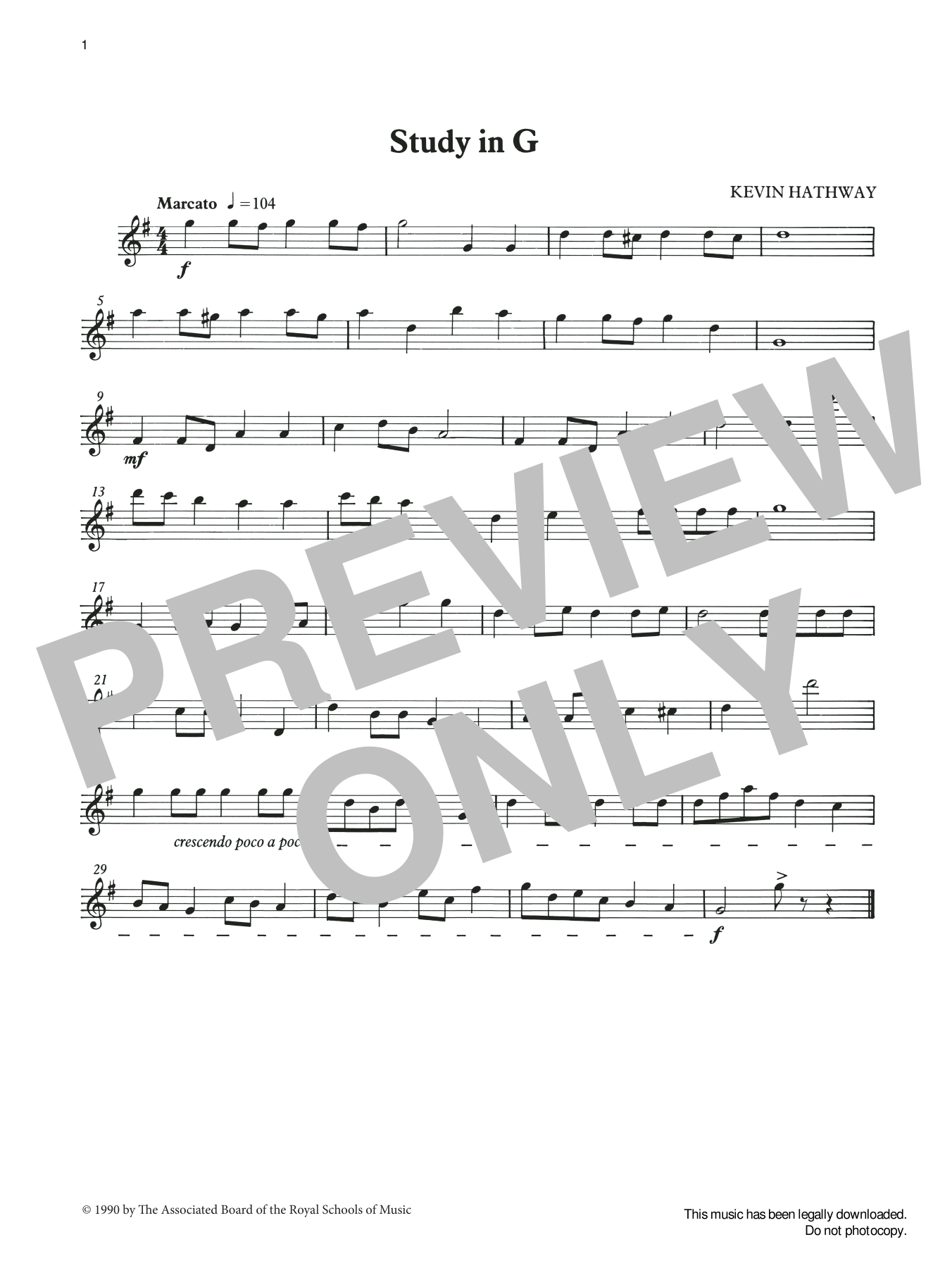 Learn to play Ian Wright and Kevin Hathaway Study in G from Graded Music for Tuned Percussion, Book I sheet music for Percussion Solo in minutes. Price: 4.4900$ Ian Wright and Kevin Hathaway Study in G from Graded Music for Tuned Percussion, Book I sheet music notes and chords arranged for Percussion Solo