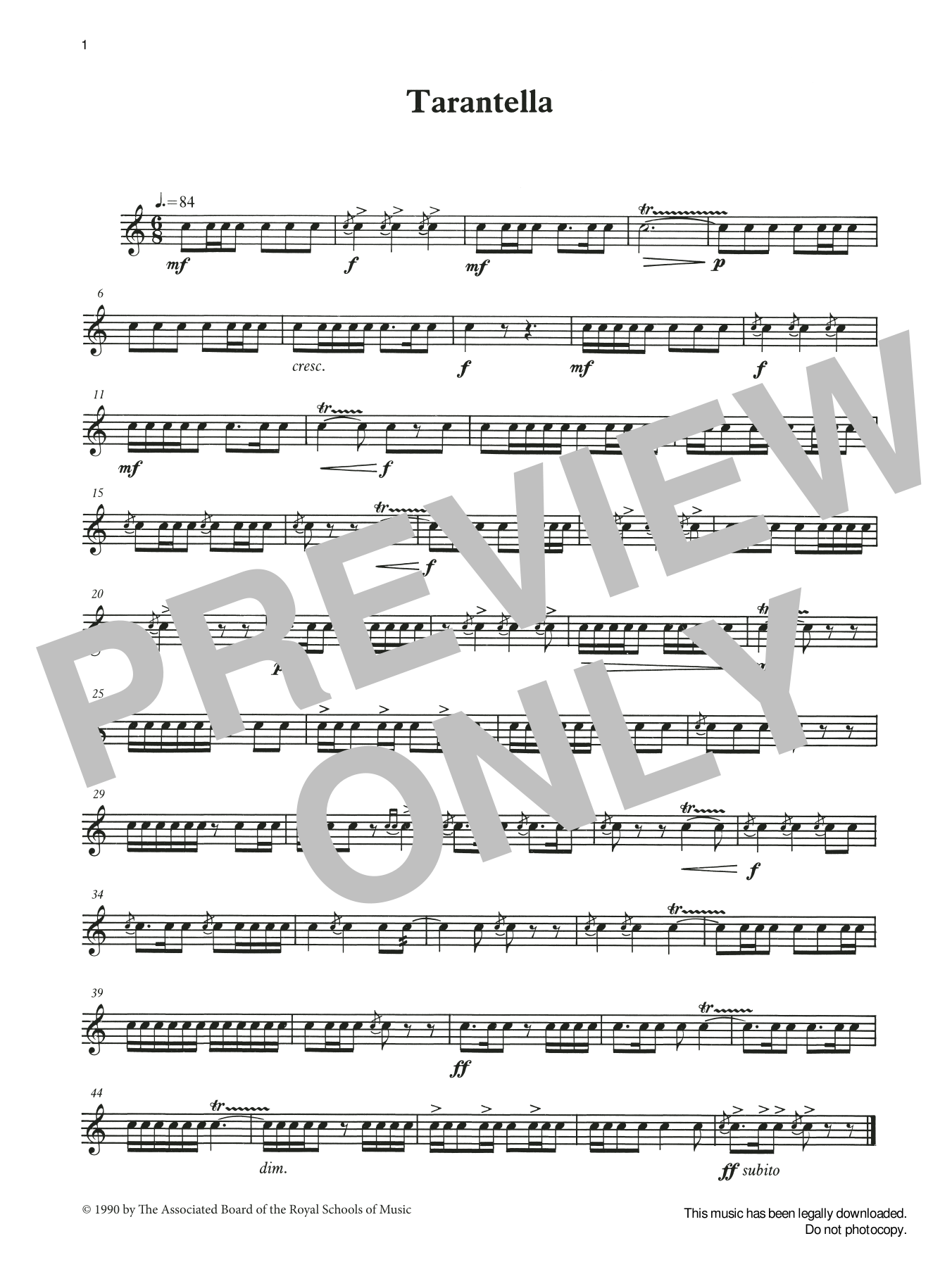 Learn to play Ian Wright and Kevin Hathaway Tarantella from Graded Music for Snare Drum, Book III sheet music for Percussion Solo in minutes. Price: 4.4900$ Ian Wright and Kevin Hathaway Tarantella from Graded Music for Snare Drum, Book III sheet music notes and chords arranged for Percussion Solo