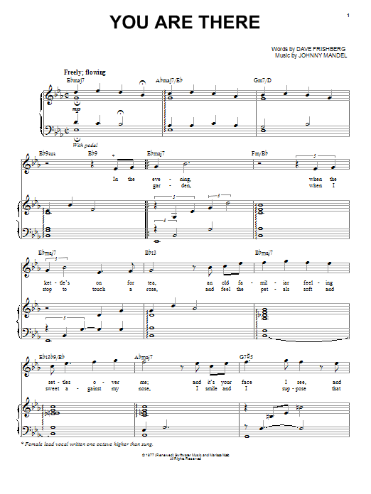 Irene Kral You Are There sheet music notes and chords. Download Printable PDF.