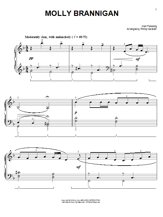 Learn to play Irish Folksong Molly Brannigan sheet music for Easy Piano in minutes. Price: 6.9900$ Irish Folksong Molly Brannigan sheet music notes and chords arranged for Easy Piano