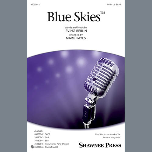 Irving Berlin Blue Skies (arr. Mark Hayes) Profile Image