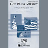 Download or print Irving Berlin God Bless America (arr. Mark Brymer) Sheet Music Printable PDF 4-page score for Inspirational / arranged SATB Choir SKU: 82335