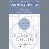 Download or print Isabella Leonarda Ave Regina Caelorum (arr. Meredith Y. Bowen) Sheet Music Printable PDF 10-page score for Concert / arranged SSA Choir SKU: 432560
