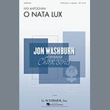 Download or print Ivo Antognini O Nata Lux Sheet Music Printable PDF 7-page score for Classical / arranged SATB Choir SKU: 195629