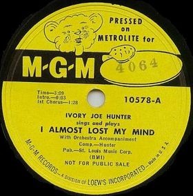 Download or print Ivory Joe Hunter I Almost Lost My Mind Sheet Music Printable PDF 1-page score for Country / arranged Guitar Chords/Lyrics SKU: 84479