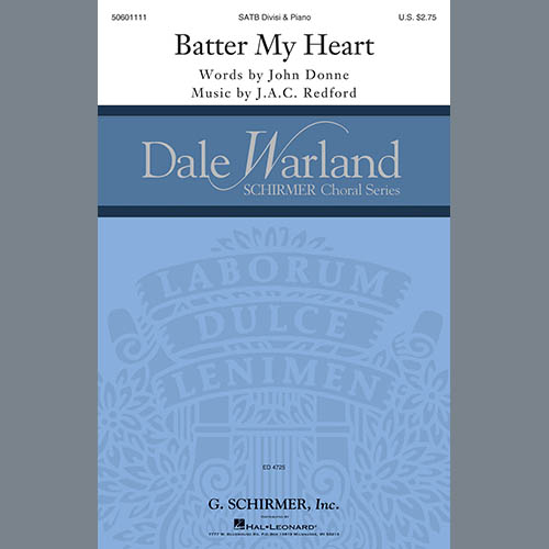 J.A.C Redford & John Donne Batter My Heart Profile Image