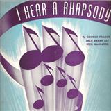 Download or print Jack Baker I Hear A Rhapsody Sheet Music Printable PDF 1-page score for Jazz / arranged Real Book – Melody, Lyrics & Chords SKU: 61107