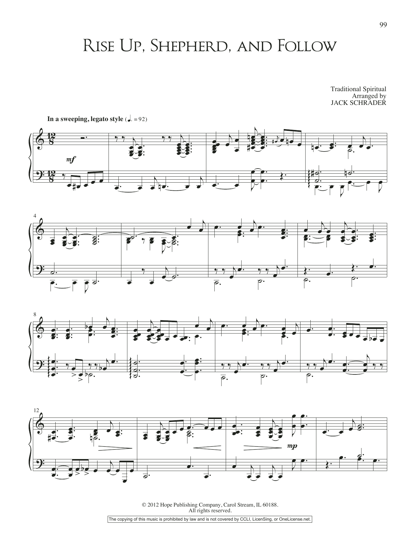 Learn to play Jack Schrader Rise Up, Shepherd, and Follow sheet music for Piano Solo in minutes. Price: 6.9900$ Jack Schrader Rise Up, Shepherd, and Follow sheet music notes and chords arranged for Piano Solo
