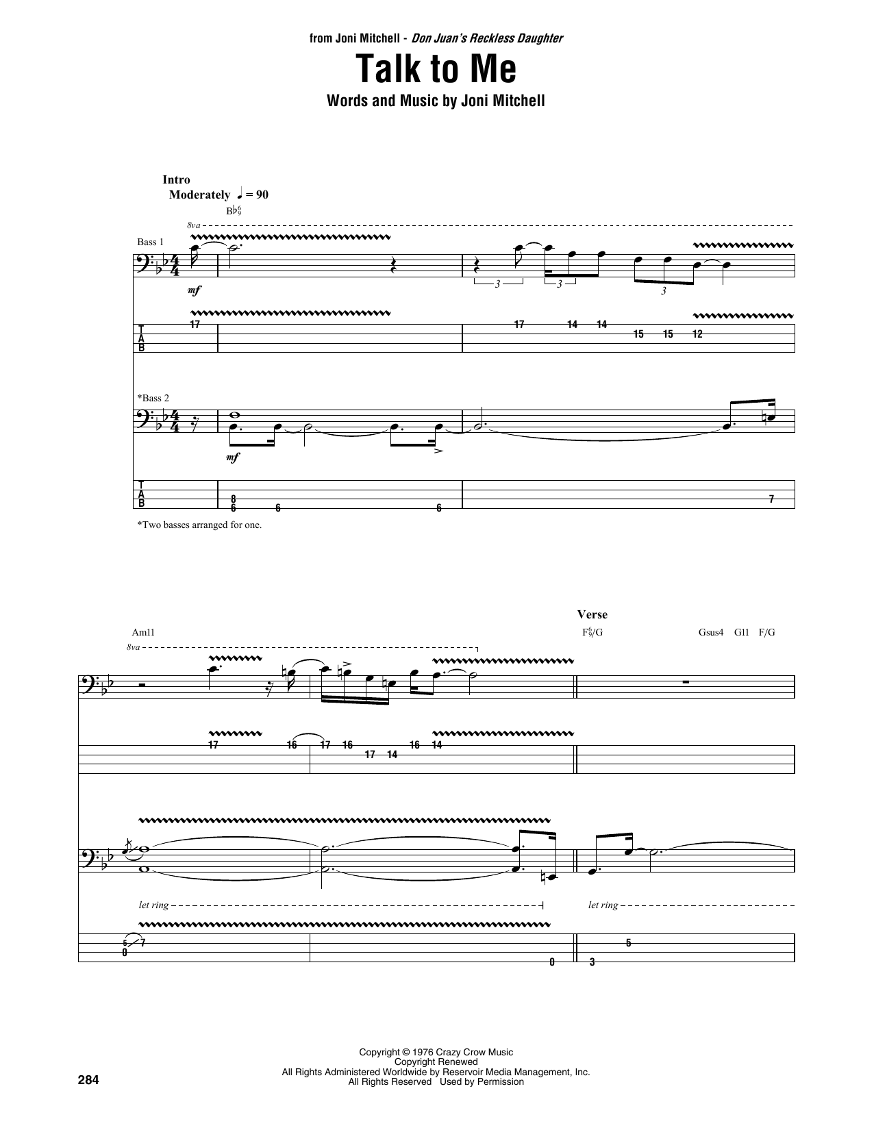 Learn to play Jaco Pastorius Talk To Me sheet music for Bass Guitar Tab in minutes. Price: 7.8900$ Jaco Pastorius Talk To Me sheet music notes and chords arranged for Bass Guitar Tab