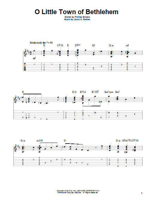 Learn to play Jake Reichbart O Little Town Of Bethlehem sheet music for Guitar Tab in minutes. Jake Reichbart O Little Town Of Bethlehem sheet music notes and chords. Download Printable PDF.