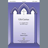 Download or print James Syler Ubi Caritas Sheet Music Printable PDF 3-page score for Concert / arranged SATB Choir SKU: 431003