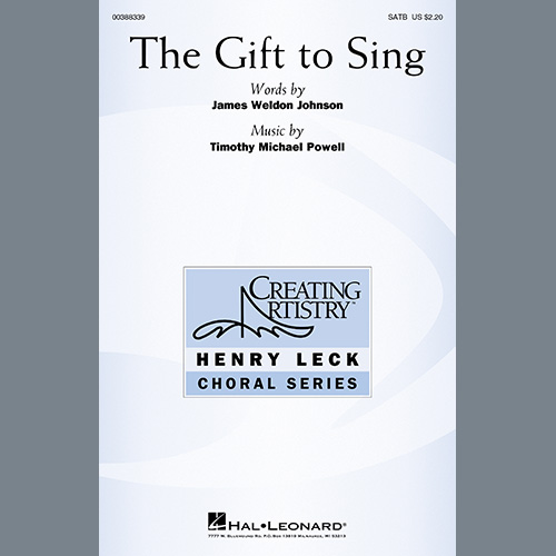 James Weldon Johnson and Timothy Michael Powell The Gift To Sing Profile Image