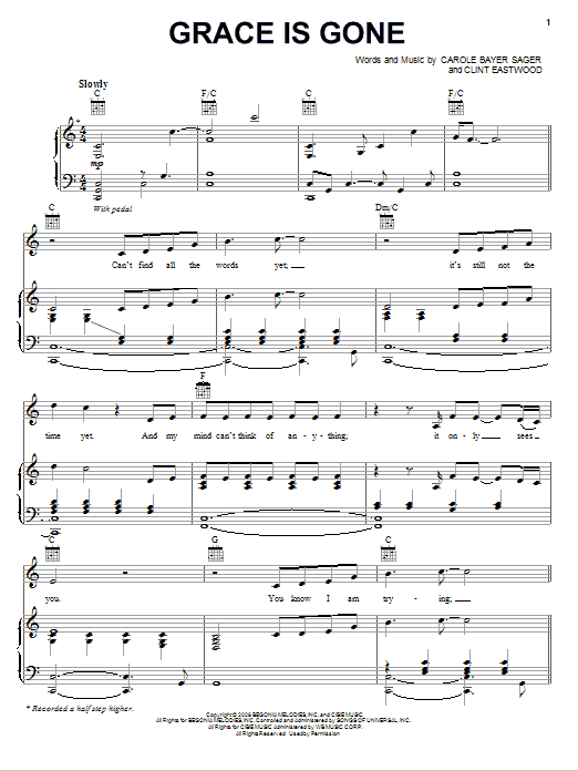 Jamie Cullum Grace Is Gone sheet music notes and chords. Download Printable PDF.