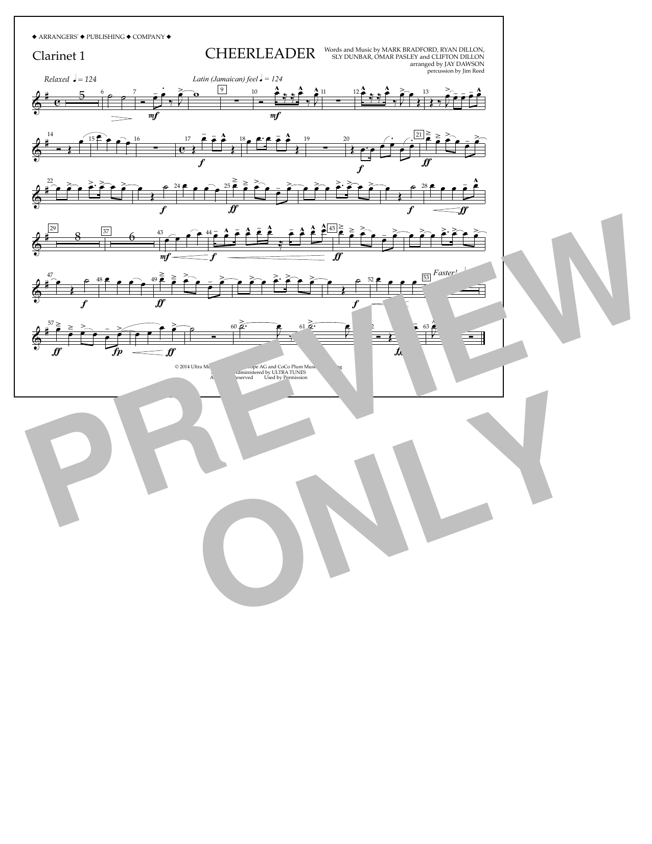 Learn to play Jay Dawson Cheerleader - Clarinet 1 sheet music for Marching Band in minutes. Price: 7.8900$ Jay Dawson Cheerleader - Clarinet 1 sheet music notes and chords arranged for Marching Band