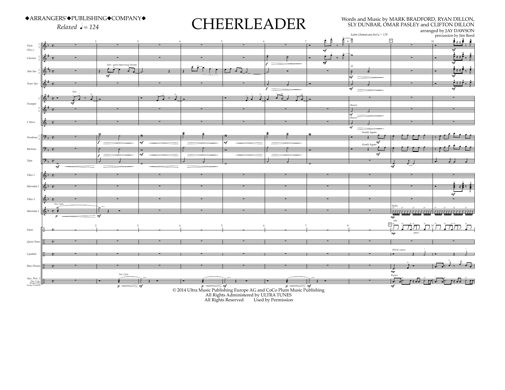 Learn to play Jay Dawson Cheerleader - Full Score sheet music for Marching Band in minutes. Price: 13.9700$ Jay Dawson Cheerleader - Full Score sheet music notes and chords arranged for Marching Band