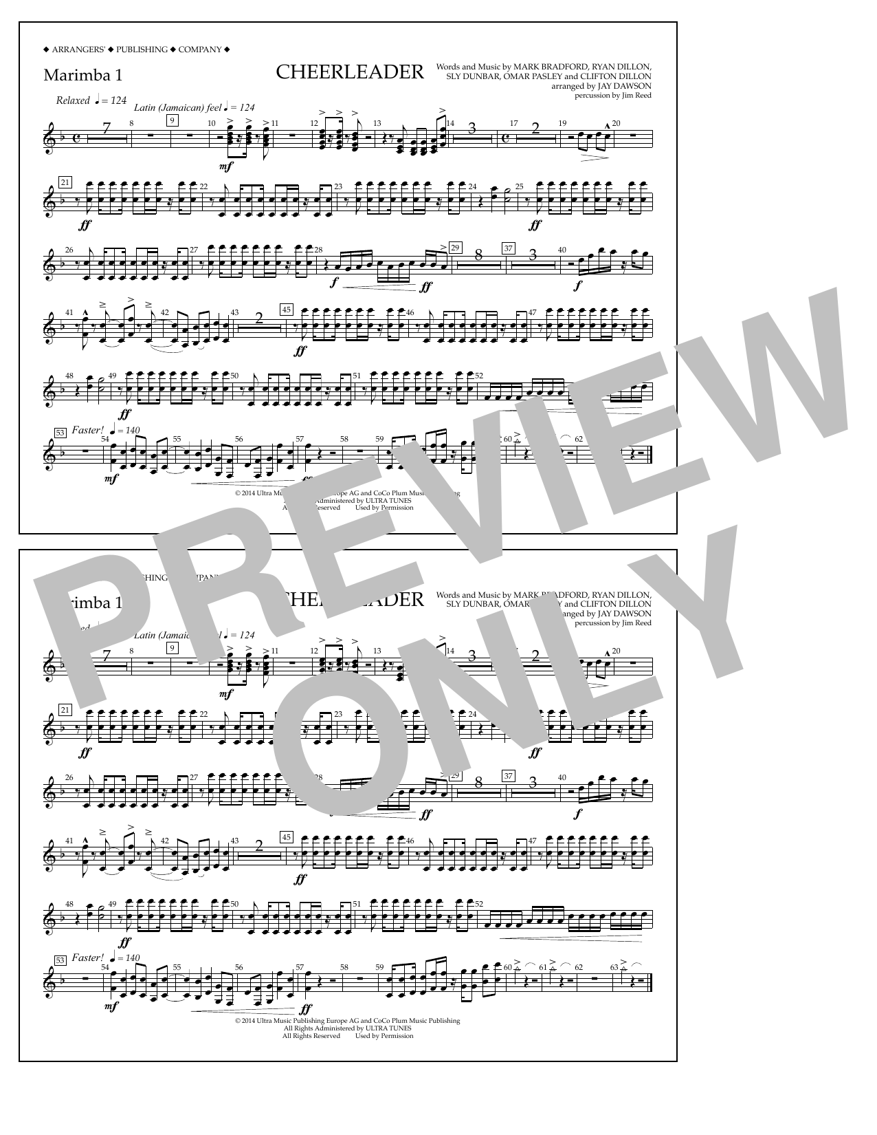 Learn to play Jay Dawson Cheerleader - Marimba 1 sheet music for Marching Band in minutes. Price: 7.8900$ Jay Dawson Cheerleader - Marimba 1 sheet music notes and chords arranged for Marching Band