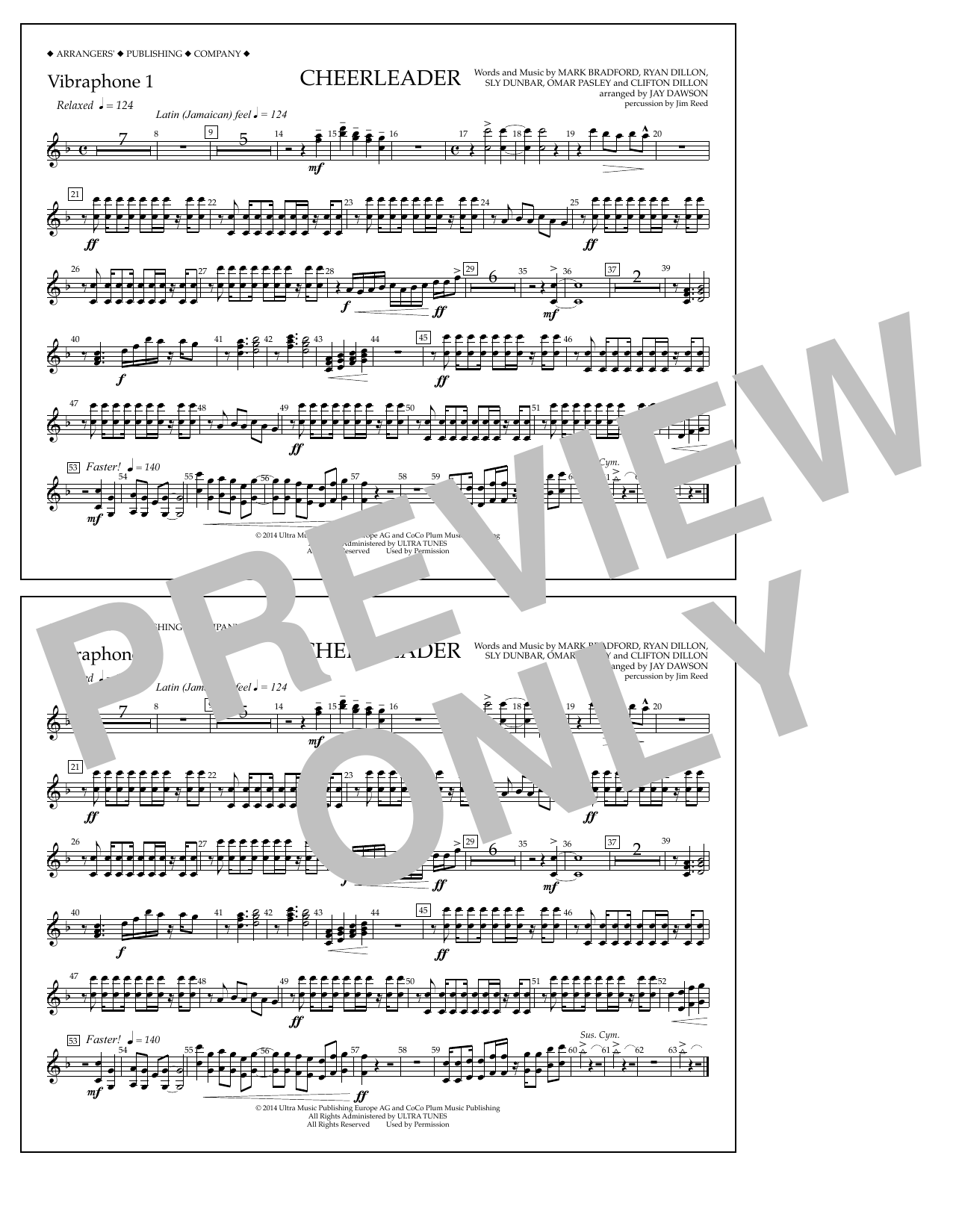 Learn to play Jay Dawson Cheerleader - Vibraphone 1 sheet music for Marching Band in minutes. Jay Dawson Cheerleader - Vibraphone 1 sheet music notes and chords