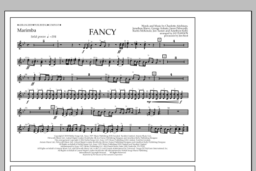 Jay Dawson Fancy - Marimba sheet music notes and chords. Download Printable PDF.