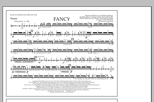 Jay Dawson Fancy - Snare sheet music notes and chords. Download Printable PDF.