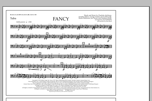 Jay Dawson Fancy - Tuba sheet music notes and chords. Download Printable PDF.