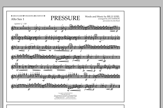 Learn to play Jay Dawson Pressure - Alto Sax 1 sheet music for Marching Band in minutes. Price: 7.8900$ Jay Dawson Pressure - Alto Sax 1 sheet music notes and chords arranged for Marching Band