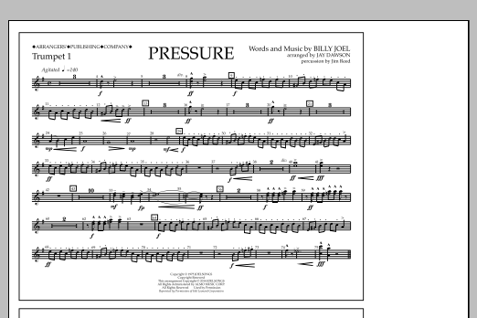 Learn to play Jay Dawson Pressure - Trumpet 1 sheet music for Marching Band in minutes. Price: 7.8900$ Jay Dawson Pressure - Trumpet 1 sheet music notes and chords arranged for Marching Band
