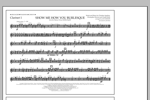 Learn to play Jay Dawson Show Me How You Burlesque - Clarinet 1 sheet music for Marching Band in minutes. Price: 7.8900$ Jay Dawson Show Me How You Burlesque - Clarinet 1 sheet music notes and chords arranged for Marching Band