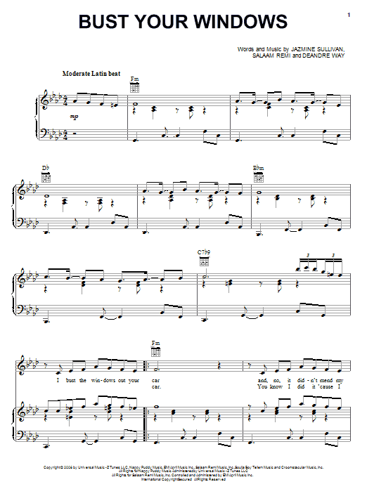 jazmine-sullivan-bust-your-windows-sheet-music-pdf-notes-chords