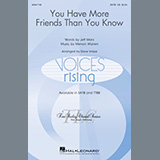 Download or print Jeff Marx and Mervyn Warren You Have More Friends Than You Know (arr. Dave Volpe) Sheet Music Printable PDF 10-page score for Festival / arranged SATB Choir SKU: 448270