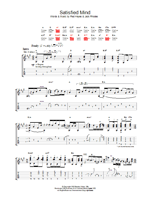 Learn to play Jeff Buckley Satisfied Mind sheet music for Guitar Tab in minutes. Jeff Buckley Satisfied Mind sheet music notes and chords
