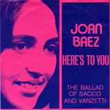 Download or print Joan Baez Here's To You Sheet Music Printable PDF 3-page score for Folk / arranged Piano, Vocal & Guitar Chords SKU: 119473