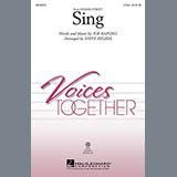 Download or print Joe Raposo Sing (from Sesame Street) (arr. Steve Zegree) Sheet Music Printable PDF 11-page score for Concert / arranged 2-Part Choir SKU: 97474