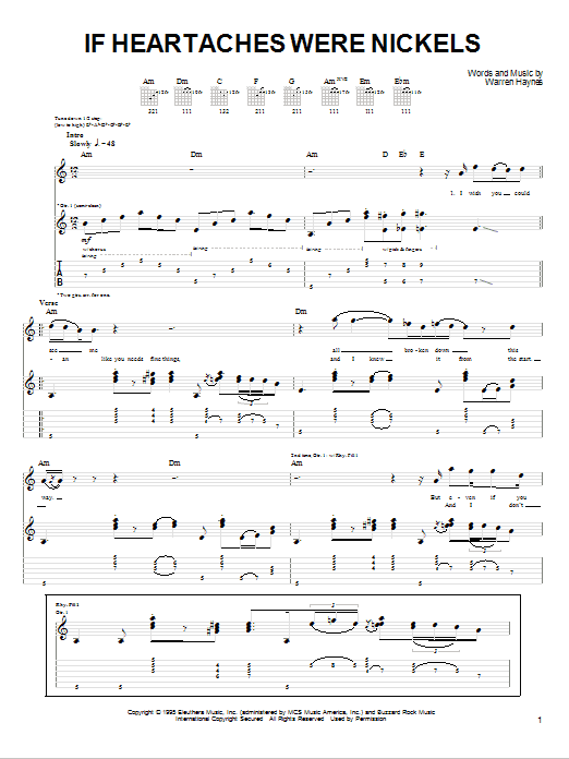 Joe Bonamassa If Heartaches Were Nickels Sheet Music Pdf Notes Chords Pop Score Guitar Tab Single Guitar Download Printable Sku 158489 G that lets your soul slip away. fresh sheet music