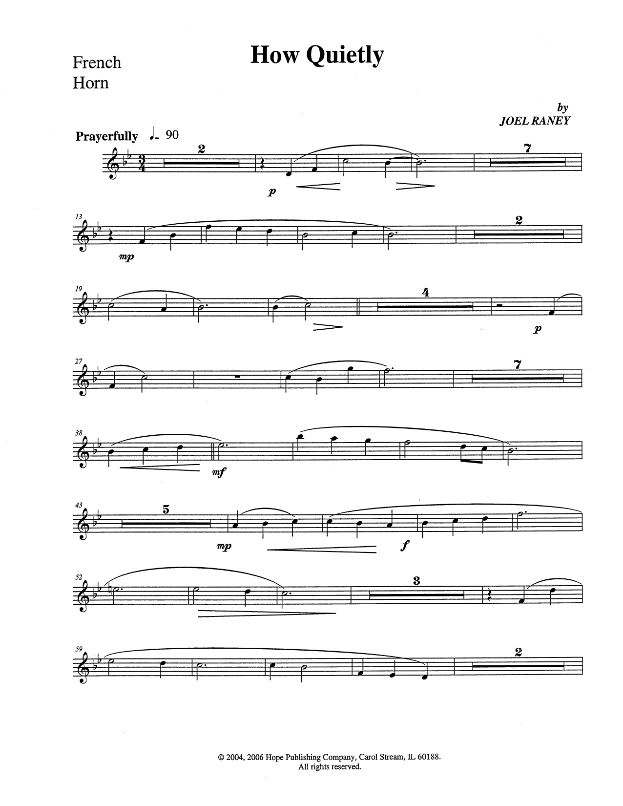 Learn to play Joel Raney How Quietly - Flugelhorn Solo sheet music for Choir Instrumental Pak in minutes. Price: 69.9900$ Joel Raney How Quietly - Flugelhorn Solo sheet music notes and chords arranged for Choir Instrumental Pak