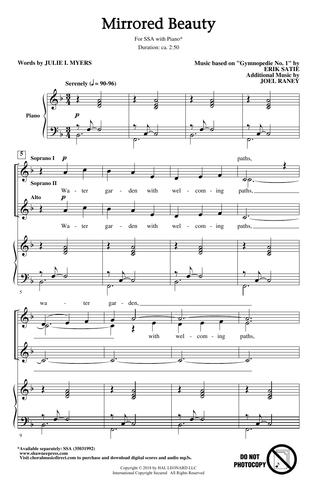 Joel Raney Mirrored Beauty sheet music notes and chords. Download Printable PDF.