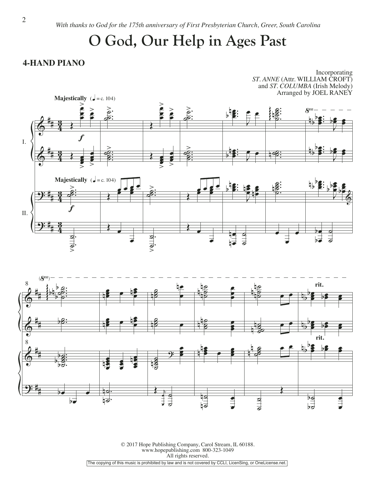 Learn to play Joel Raney O God, Our Help in Ages Past - Piano Accompaniment sheet music for Choir Instrumental Pak in minutes. Price: 6.9900$ Joel Raney O God, Our Help in Ages Past - Piano Accompaniment sheet music notes and chords arranged for Choir Instrumental Pak