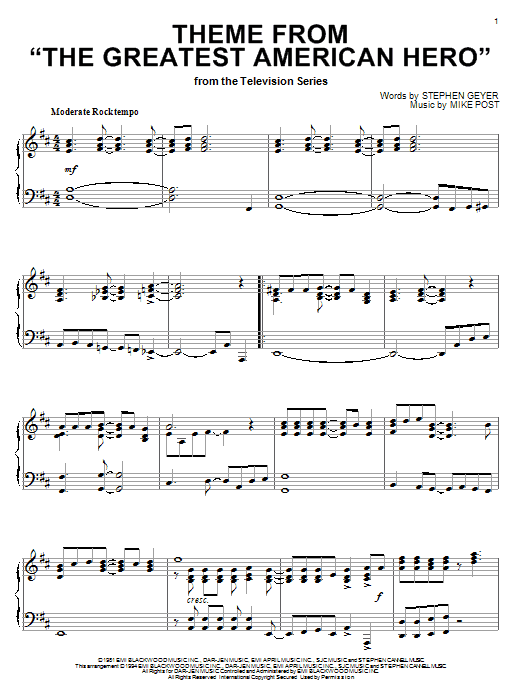Learn to play Joey Scarbury Theme From Joey Scarbury Theme From