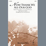 Download or print Johann Cruger Now Thank We All Our God (arr. Heather Sorenson) Sheet Music Printable PDF 10-page score for Sacred / arranged SATB Choir SKU: 1320760