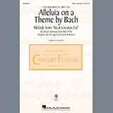 Download or print Johann Sebastian Bach Alleluia On A Theme By Bach (from Magnificat, BWV 243) (arr. Russell Robinson) Sheet Music Printable PDF 6-page score for Festival / arranged SAB Choir SKU: 1133135