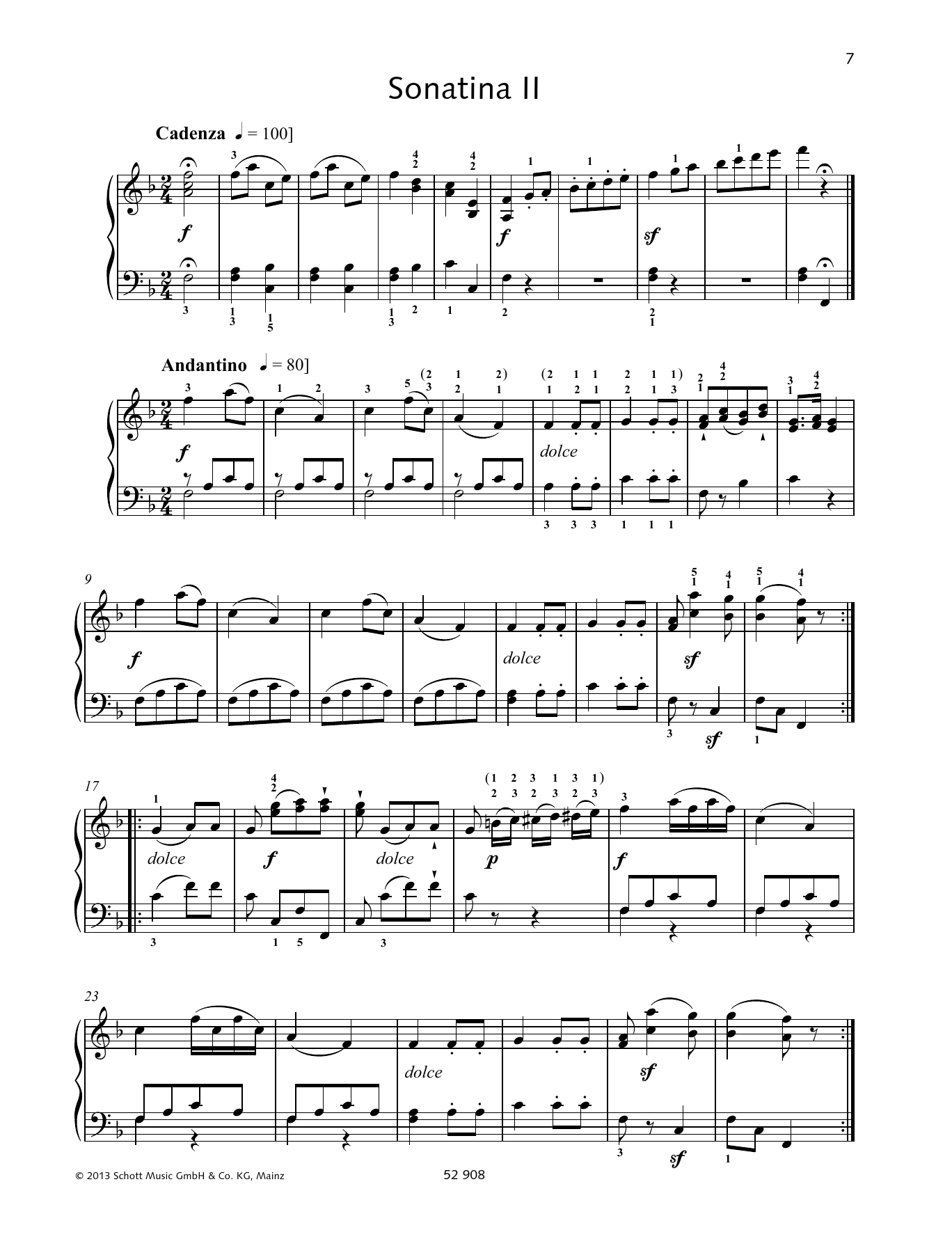 Learn to play Johann Baptist Vanhal Sonatina II sheet music for Piano Solo in minutes. Price: 6.9900$ Johann Baptist Vanhal Sonatina II sheet music notes and chords arranged for Piano Solo