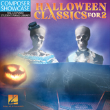 Download or print Johann Sebastian Bach Toccata And Fugue In D Minor, BWV 565 (arr. Kevin Olson) Sheet Music Printable PDF 6-page score for Halloween / arranged Piano Duet SKU: 1164886.