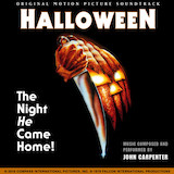 Download or print John Carpenter Halloween Theme Sheet Music Printable PDF 3-page score for Halloween / arranged Piano Solo SKU: 514456