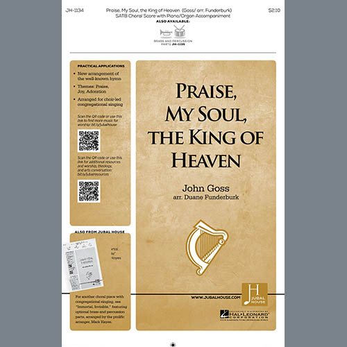 John Goss Praise, My Soul, The King Of Heaven (arr. Duane Funderburk) Profile Image