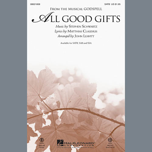 John Leavitt All Good Gifts - Cello Profile Image